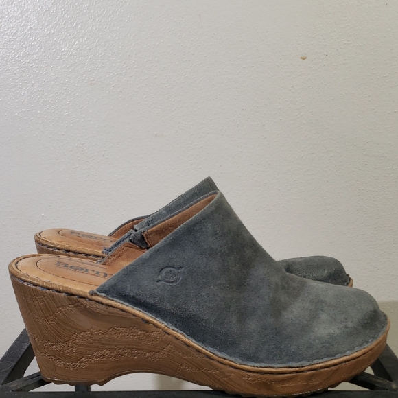 Women's Size 10M Born Natalie Leather Clog Mules - Picture 1 of 5